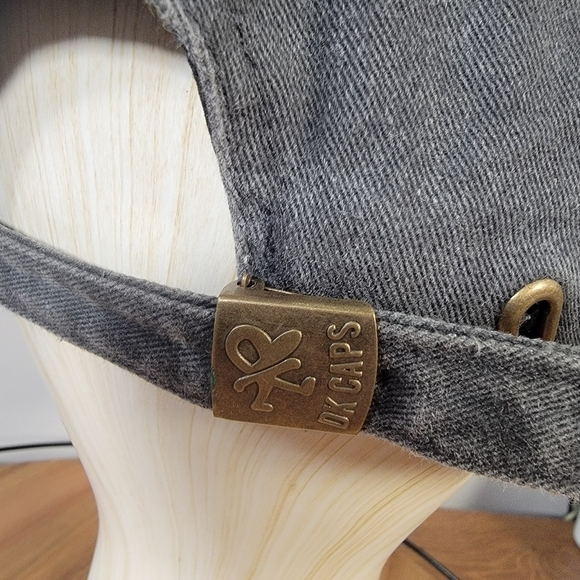 DK Caps Panama City Beach Florida Charcoal Gray Black Ball cap - Picture 14 of 17